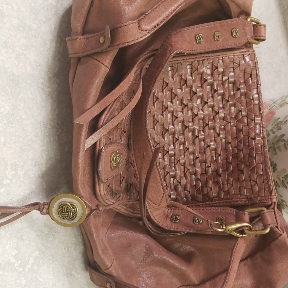 Brown shoulder bag